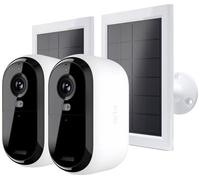 Arlo Ess2 - Caméra 2K x2 + Panneaux solaires x2 - Surveillance 2K continue avec énergie solaire