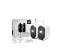 Arlo - Pack 2 caméras FHD XL Essential2 - Extérieur, Batterie, Vision nocturne