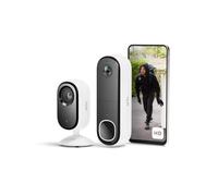 Arlo Sonnette vidéo HD sans Fil & caméra 2K intérieure - Sécurité Smart Home pour Famille & Animaux, Vision Nocturne, détection de Mouvement, Audio bidirectionnel, Compatible Alexa