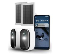 Arlo Essential 3, Caméra de Surveillance WiFi, Vidéo HD, 2 Caméras + Solar
