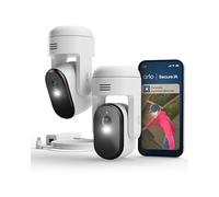 ARLO Essential 3 PTZ, Caméra de Surveillance WiFi Vidéo HD, 2 Caméras + PoE