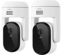 Kit de 2 caméras de surveillance Arlo Essential 3 2K PTZ extérieure Blanc