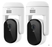 Kit de 2 caméras de surveillance Arlo Essential 3 2K PTZ extérieure Blanc