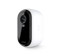 Arlo Essential Caméra de sécurité 2K | Intérieur - Extérieur | 2e génération | Sans fil avec projecteur, audio bidirectionnel, vision nocturne couleur, diffusion en direct, activation de mouvement