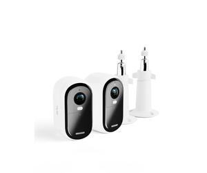 Arlo Essential Caméra de sécurité extérieure & 2 Support de fixation réglable, pack de 2