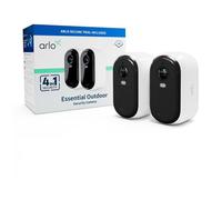 Arlo Essential Caméra de sécurité extérieure, pack de 2