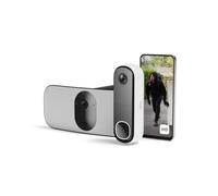 Arlo Floodlight 2K et Sonnette HD, Caméra de Surveillance Extérieure avec Projecteur WiFi Sans Fil, Lumière de 2000-3000 Lumen, Vision Nocturne Couleur, Audio Bidirectionnel, Essai Arlo Secure inclus