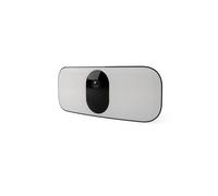 Arlo Floodlight 2K, Caméra de Surveillance Extérieure avec Projecteur WiFi Sans Fil, Autonomie de 6 mois, Lumière de 2000-3000 Lumen, Vision Nocturne Couleur, Détecteurs de Mouvement, Noir