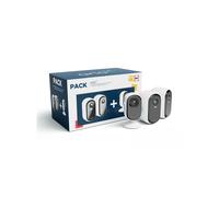 ARLO Modèle du produit : Pack Sécurité Essential : 2 Caméras Extérieures 2K + 1 Caméra Intérieure 2K