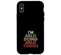 Arlo Name Arlo Personalized Name First Given Coque pour iPhone X/XS