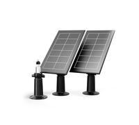 Arlo Panneaux Solaires (2), Câble 2.4m, Noir, Compatible Avec Pro 3, Pro 4 (and XL), Pro 5, Ultra 2 (and XL), Go 2, Pour Garder Vos Caméras Chargées 24h/7j - Accessoire Certifie, VMA5600