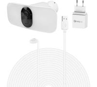 Arlo Pro 3 Floodlight Charging Cable BECEMURU Quick Charge 3.0 and Battery Charging Adapter with 30ft/9m Weatherproof Magnetic Cable for Arlo Pro 3 Floodlight
