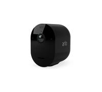 Arlo Pro 4 Camera Surveillance WiFi Exterieure Sans Fil, 2K HDR, 160° Vision Nocturne Couleur, Sirène, Détection De Mouvement, Audio Bidirectionnel, Essai Arlo Secure inclus, 1 Caméra, Noir