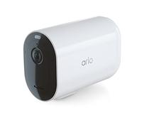 Arlo Pro 4 XL Camera Surveillance WiFi Exterieure Sans Fil, Autonomie 12 Mois, 2K HDR, 160° Vision Nocturne, Sirène, Détection De Mouvement, Audio Bidirectionnel, Essai Arlo Secure inclus, Blanc