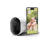 Arlo Pro 5 2K, Caméra de Surveillance WiFi Extérieure Sans Fil, Autonomie de 8 mois, Vision Nocturne Couleur Avancée, Éclairage, Sirène et WiFi Double Bande, Essai Arlo Secure Inclus, 1 Caméra Blanc