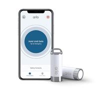 Arlo Safe Family ASB1201P Ensemble de sécurité avec Application familiale 1 an et Accessoires à 2 Boutons - Porte-clés de sécurité pour Femmes, Aide aux Personnes âgées, Essentiels de l'université