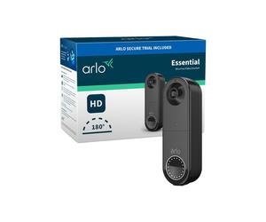 Arlo - Sonnette vidéo sans fil à piles - Contrôle d'accès intelligent