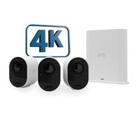 Arlo Caméra de surveillance extérieure Ultra 2 – Pack de 3 Blanc