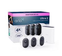 Arlo Caméra de surveillance extérieure Ultra 2 – Pack de 3 Blanc