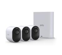 Arlo Ultra (3e génération - Version 2025) - Caméra de sécurité 4K + SmartHub, Alimentation par Batterie, réponse d'urgence, résumé des événements générés par l'IA, essai d'un Mois de Plan sécurisé