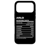 Arlo Valeur Nutritive Nom Drôle Coque pour iPhone 17 Pro Max