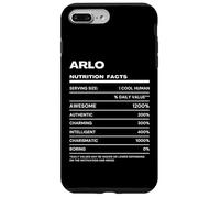Arlo Valeur Nutritive Nom Drôle Coque pour iPhone 7 Plus/8 Plus