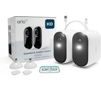 Arlo - Pack 2 caméras FHD XL Essential2 - Extérieur, Batterie, Vision nocturne