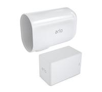 Arlo XL Batterie Avec Housse Pour Caméra, Blanc, Pour 12 Mois D'Alimentation, Compatible Avec Pro 3, Pro 4, Pro 5, Ultra 2, Floodlight Camera Surveillance WiFi - Accessoire Certifie Arlo VMA5410