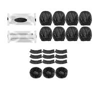 arlote 400 PCS Housses de Microphone Jetables Housses de Microphone Jetables Non Tissées pour Conférences, Concerts, KTV