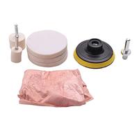 arlote 8 PièCes SéRies 120G de Poudre de Polissage de Verre D'Oxyde de CéRium pour Dissolvant de Rayures Profondes pour Pare-Brise Vitres de Nettoyage de Verre Scratch