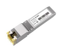 arlote Module SFP+ 10G 10GbE Cuivre Modules SFP Optical Port vers Port Ethernet RJ45 Module Transcepteur Gigabit 1000M 1 PCS Métal Argent