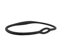 arlote PlongéE sous-Marine Silicone RéGulateur Support de Collier Embout Flexible RéGulateur Collier Anneau Support de Poulpe 18Cm Noir