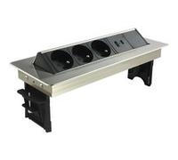 Arlux Lighting Bloc prises pivotant 3 Prises + ports 1 USB - 1 USB C G