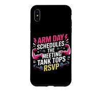 Arm Day schedules The Meeting; Tank Tops RSVP. Arm Day Coque pour iPhone XS Max