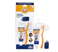 Arm & Hammer for Pets Kit d'entraînement Dentaire pour Chiots | Brosse à Dents, Dentifrice et Brosse à Doigts | Vanille Gingembre, kit de Dressage pour Chiot