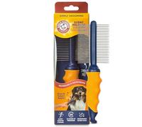 Arm & Hammer Peigne de toilettage pour chien « Simply Glam » avec technologie de transfert de parfum - Peigne parfumé pour démêler et perdre les cheveux, parfum pomme douce et rose
