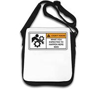 Arm Stuck in Gears Funny Don't Know What You Expected Sac à bandoulière Blanc