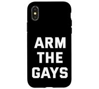 Arm The Queers Gay Pride LGBTQ+ Coque pour iPhone X/XS