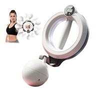 Arm Workout for Men and Women, 360° Hand-Crank Arm Strength Hoops, Twister Arm Trainer - Arm, Wrist,1.21lbs Shoulder & Chest Workout Equipment for Home Gym (White, Counte)
