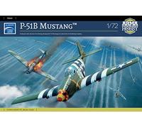 Arma Hobby Modèle en plastique à coller P-51B Mustang (70041) à l'échelle 1/72