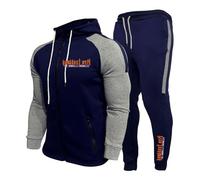 ARMAAN Ensemble survêtement homme, sweat à capuche zippé et pantalon à cordon pour Resident, ensemble 2 pièces à manches longues pour Evil, tenue sport décontractée pour Umbrella,Blue-x_l