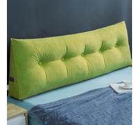 ARMAAN Oreiller de Lecture pour Tête de Lit avec Soutien Lombaire - Coussin Bolster Triangle, Housse Amovible Lavable, Dossier pour Lit Canapé Chambre à Coucher,D- L 150cm * D 20cm * H 50cm