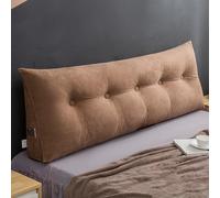 ARMAAN Oreiller de Lecture pour Tête de Lit avec Soutien Lombaire - Coussin Bolster Triangle, Housse Amovible Lavable, Dossier pour Lit Canapé Chambre à Coucher,K- L 150cm * D 20cm * H 50cm