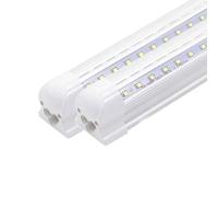 ARMAAN Réglette LED 3000K Blanc Chaud - IRC ≥80 - Tube Lumineux Fin - Éclairage Doux Et Respectueux Des Yeux - Idéal Pour Cuisine, Chambre, Garage, Atelier Et Usage Domestique, 60cm/23.6in-2pc