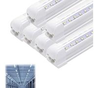 ARMAAN Réglette LED 3000K Blanc Chaud - IRC ≥80 - Tube Lumineux Fin - Éclairage Doux Et Respectueux Des Yeux - Idéal Pour Cuisine, Chambre, Garage, Atelier Et Usage Domestique, 150cm/59.1in-6pc