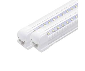 ARMAAN Réglette LED 3000K Blanc Chaud - IRC ≥80 - Tube Lumineux Fin - Éclairage Doux Et Respectueux Des Yeux - Idéal Pour Cuisine, Chambre, Garage, Atelier Et Usage Domestique, 150cm/59.1in-2pc