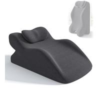 ARMAAN Sweet Spot Pillow Couples, Coussin en Cale 27° Positionnement, Oreiller Soutien Mousse À Mémoire avec Appui-Tête pour Un Confort Optimal en Position Assise Ou Allongée,Dark Gray A-60x36x24cm