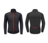 ARMAAN Vestes de Cyclisme réfléchissantes ultralégères Hommes Coupe-Vent imperméable Maillot de vélo résistant aux UV Route Montagne VTT vélo Hauts Course équitation Cycle Manteau de Pluie,Black-M
