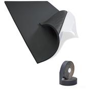Armacell ArmaFlex Home Plaque en caoutchouc d'origine Découpe de 10 mm - 1 m² et 1 rouleau de ruban adhésif Armacell ArmaFlex Home - 3 mm x 15 m