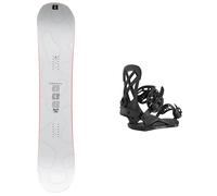 Armada - Packs (snowboard + fix) - Snowboard freestyle - Pack Blueprint 2027 en Bois - Blanc Blanc 151 cm,159 cm